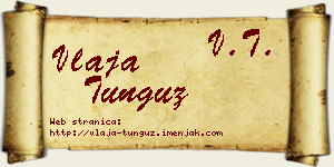 Vlaja Tunguz vizit kartica